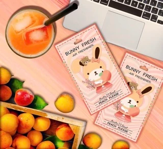 ล็อตใหม่ พร้อมส่ง 🐰แผ่นน้ำหอมปรับอากาศ Bunny fresh บันนี่เฟรส ของแท้ ส่งด่วน