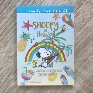 สมุดฉีก snoopy เล่มเล็ก