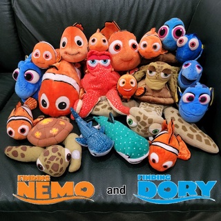 🐠 ตุ๊กตา ปลา นีโม่ Nemo ดอรี่ Dory เต่า ฉลามวาฬ และผองเพื่อน ไซส์ 6-20 นิ้ว