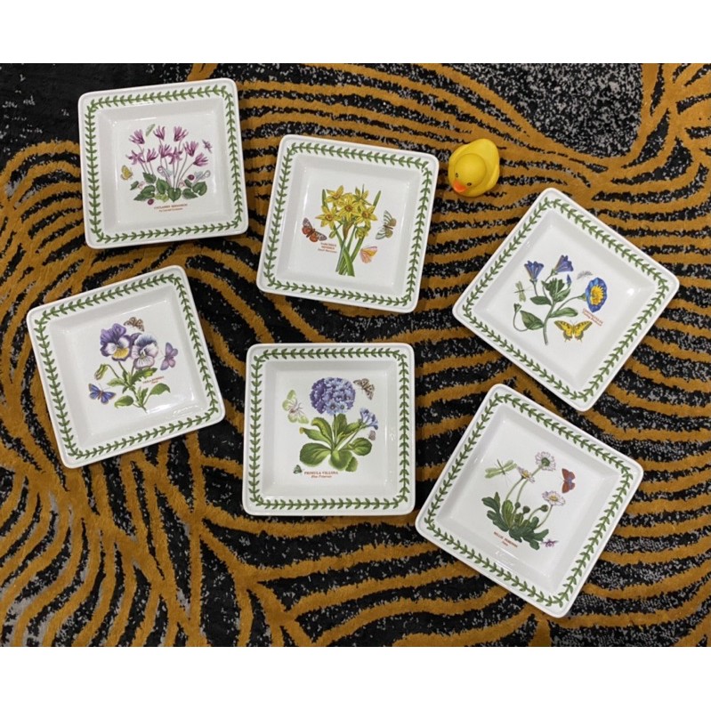 Portmeirion Botanic Garden Square Plate 7(เดี่ยว)