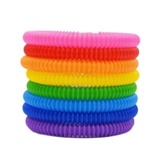 🌈ส่งจากไทย🌈 Fidget Pop Tube Toy ของเล่นท่อยืดหดต่อได้ (4-8 ชิ้น) ของเล่นเสริมทักษะ กล้ามเนื้อมัดเล็ก