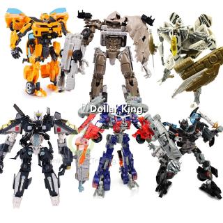 ของเล่นหุ่นยนต์ Transformers Optimus Prime Bumblebee Ironhide Megatron Skyhammer H602