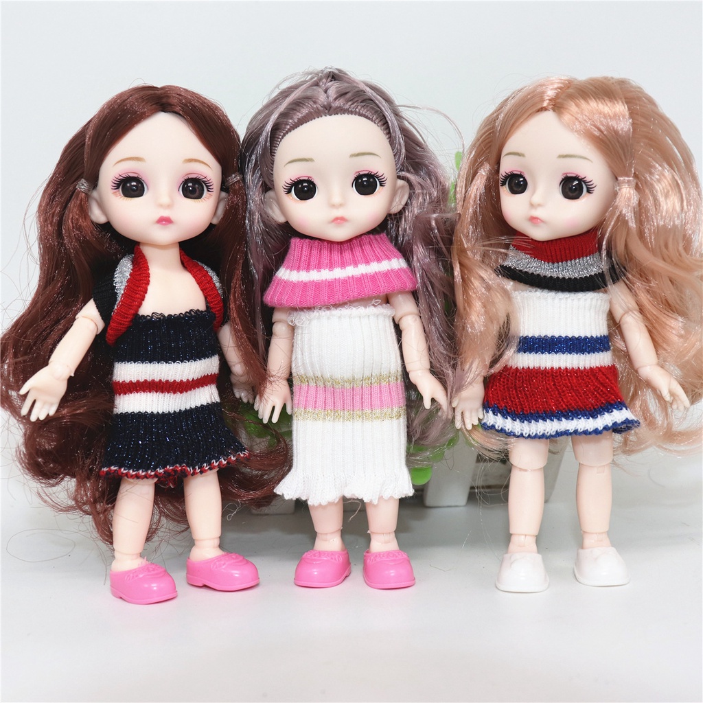 Princess BJD Doll clothes Kids Boy and Girl 16 cm Doll Clothing Sweater Toys