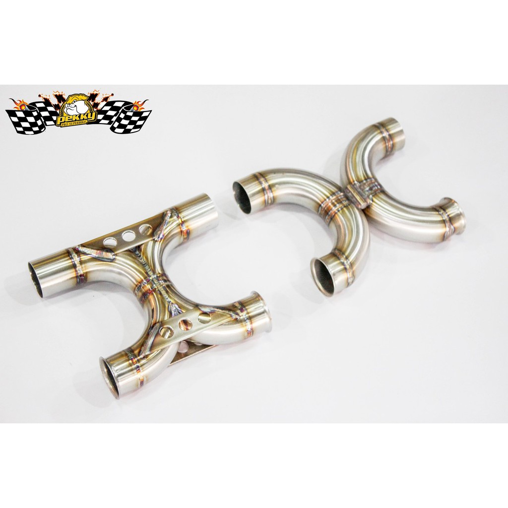 X-pipe และ U-pipe สำหรับ Triumph