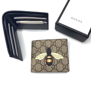 (สด-ผ่อน)🎗แท้100% Gucci leather wallet 6 cards