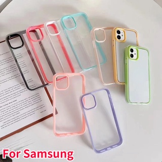 3-in-1 เคส Samsung A20 A30 A70 A72 A03S A22 4G A22 5G เคสโทรศัพท์กันกระแทกแบบใส