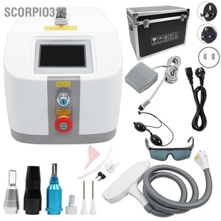 Scorpio313 สก์ท็อปมัลติฟังก์ชั่ไม่เจ็บปวดเลเซอร์ซักคิ้วซักซักเครื่องซัก Picosecond Freckle Removal Machine เครื่องสักคิ้ว อเนกประสงค์ แบบพกพา ไม่เจ็บ