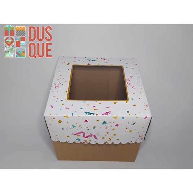 PARTY TART BOX 25x25x20 / 25 X 25 X 20 (1 ชิ้น)