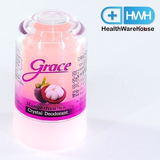 Grace Roll On Deodorant 70 g เกรซ ดีโอเดอร์แรนท์ สีม่วง สูตรมังคุด