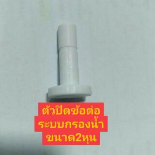 ตัวปิด ข้อต่อขนาด2หุน  ระบบพ่นหมอก   ตัวจบ ตัวปิดระบบกรองน้ำ   ข้อต่อตันอุดปิดข้อต่อพ่นหมอก