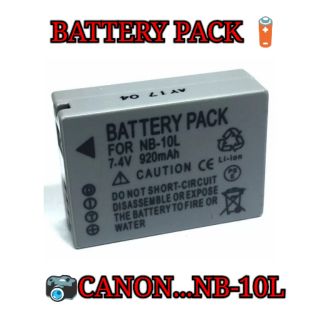 Battery NB-10L For Canon PowerShot G15 G16 G3X, Canon SX50HS  SX60HS,...(grey)