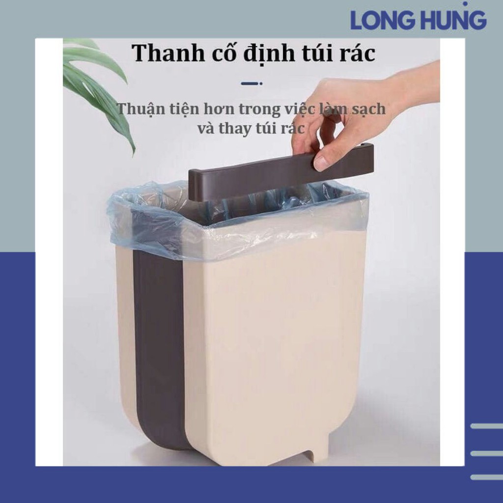CONTVENENT FOLDING KITCHEN TRASH BIN