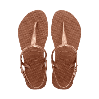 HAVAIANAS รองเท้าแตะ Twist Sandals - Brown รุ่น 41447561976BRXX (รองเท้าผู้หญิง รองเท้า รองเท้าแตะหญิง)