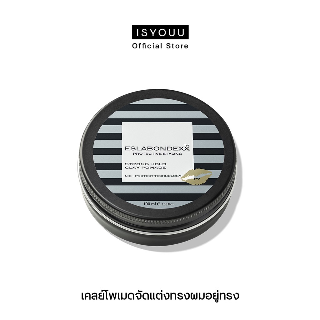 ESLABONDEXX Strong Hold Clay Pomade เคลย์ โพเมด แว๊กซ์ผม จัดทรงผม แต่งทรงผม อยู่ทรงยาวนาน