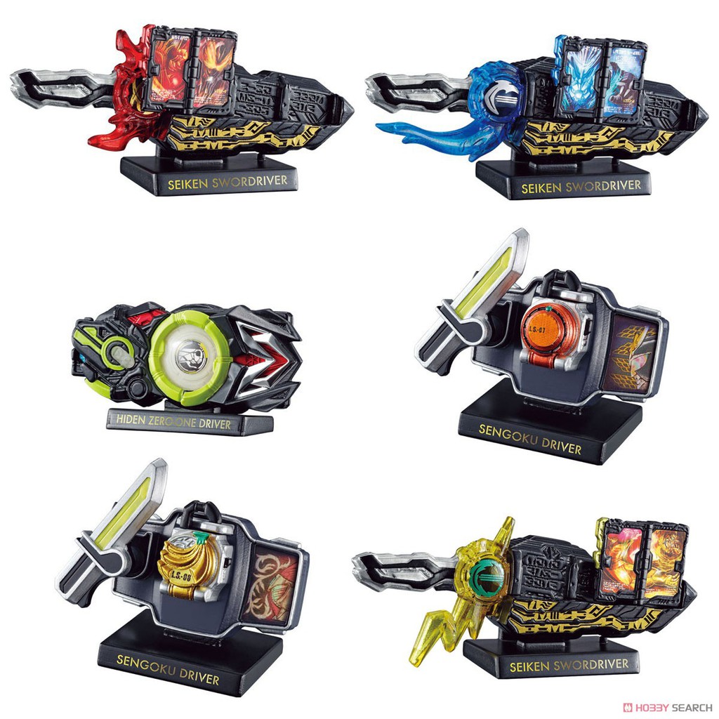 Bandai Kamen Rider Hyper Detail Gear 3 Belt Masked Rider Saber Blades Espada Zero One Gaim 01 ZeroOne เข็มขัดจำลองจิ๋ว