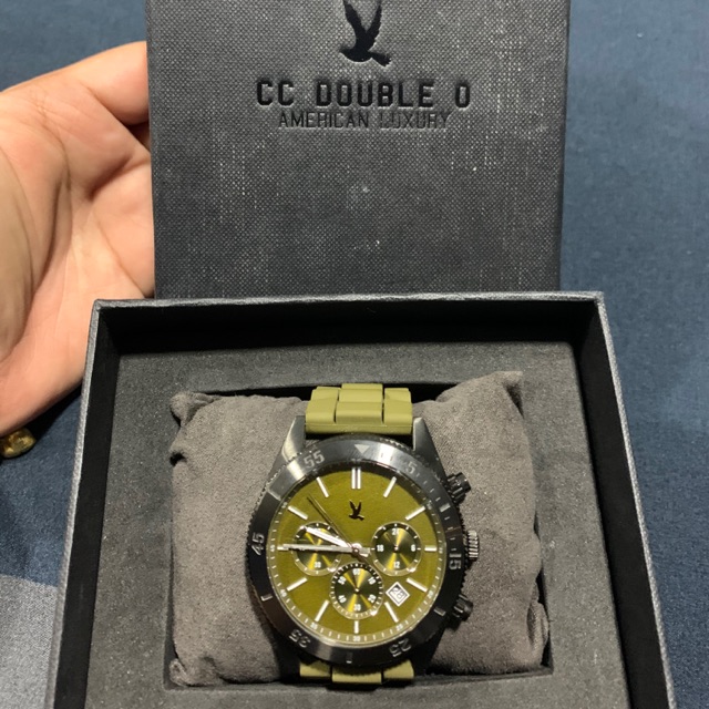 นาฬิกา  CC-OO สีเขียว
