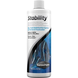 Seachem Stability แบคทีเรียชนิดน้ำ สำหรับเซ็ตระบบ ใช้ได้ทั้งตู้น้ำจืดและทะเล