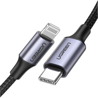 UGREEN รุ่น US304 USB C to Lightning MFI Fast Charging 3A PD 20W Cable Charge &amp; Sync สายชาร์จ สำหรับ iPhone 12 13 14