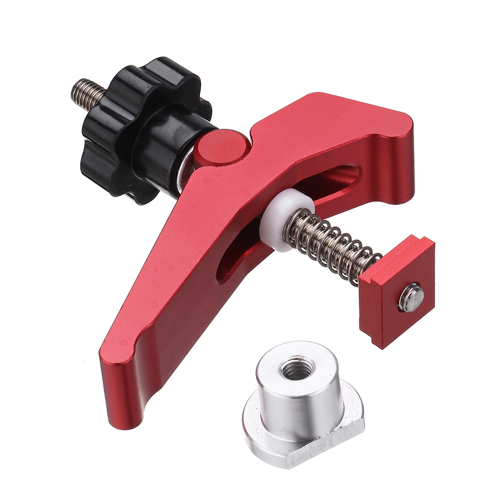 Aluminum Alloy Quick Acting Hold Down Clamp T-Slot T-Track Clamp Set