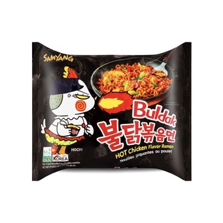 Samyang Buldak Hot Chicken Ramen ซัมยัง บูดัก ราเมง รสไก่สูตรเผ็ด แบบแห้ง 140g บะหมี่กึ่งสำเร็จรูปเกาหลีแบบแห้ง