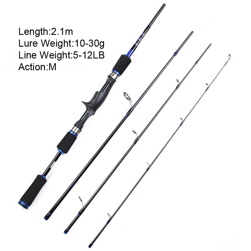 Spinpoler 1.8m2.1m both use spinningcasting fishing rod 8 sections high