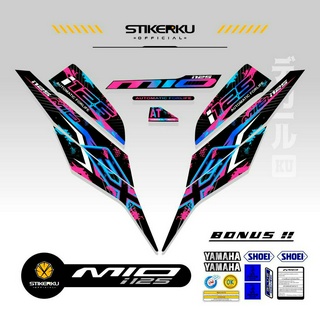 สติกเกอร์พรีเมี่ยม สําหรับ Yamaha MIO I 125 STOCK DECAL EX Edition 1 2015 2016 2017 2018 2019 2020 STRIPING MIO M3 Z 125