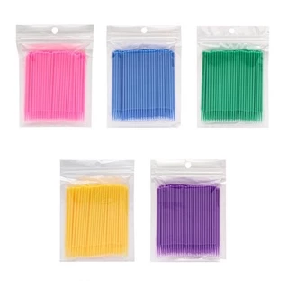 ไมโครบรัช MICRO BRUSH สำหรับทำความสะอาดขนตา แปรงป้ายครีมถอดขนตา