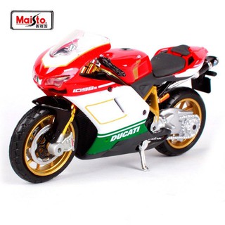 MAISTO  โมเดลรถมอเตอร์ไซค์ DUCATI 1098S ทำจากเหล็ก สัดส่วน 1:18