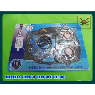 HONDA CB360 CB360T CL360 year 1974-1976 GASKET COMPLETE SET "NON ASBESTOS" / ปะเก็นเครื่อง ชุดใหญ่ อย่างดี ไม่มีแร่ใยหิน