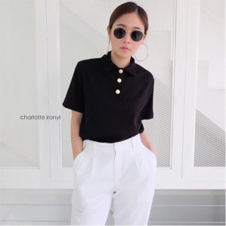 Ribbed Polo เสื้อยืดโปโลผ้าRib cottonเนื้อดี รุ่นนี้เน้นไปที่ความเรียบง่ายแต่ดูหรู