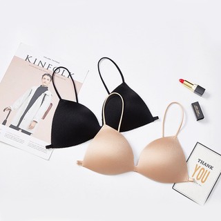 สินค้าพร้อมส่งจากไทย💥Angle Bra 💥 (N400) บราไร้ขอบ ไร้โครงเก็บทรงสวย สวมใส่สบาย สายเส้นเล็ก