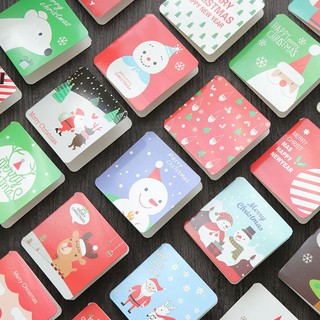 🎄พร้อมส่ง🎄ep.2การ์ดอวยพรคริสมาส​ การ์ดมินิ​ การ์ดพับ