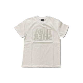 SLUM LTD - THRASHER ANTI LOGO S/S T-SHIRT White