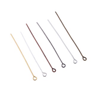 ก้านต่างหู หมุด พร้อมสต็อก Pins 16- 50 มม . 200 ชิ้น เข็มโลหะ เข็มหมุด สําหรับทําเครื่องประดับ Diy
