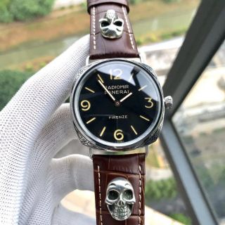 PANERAI นาฬิกาเครื่องจักรกลอัตโนมัติเส้นผ่าศูนย์กลาง 47 มม