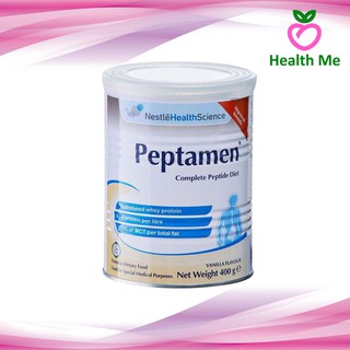 [จำกัดท่านละไม่เกิน 8 กระป๋อง] Nestle Peptamen 400g. เป็ปทาเมน โปรตีน กระป๋อง 400 กรัม อาหารทางการแพทย์