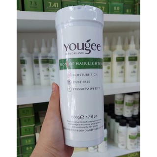 ยูจี ฟอกสีผม กระปุก 500 g. ไม่แสบ ไม่ฉุนไม่ทำลายเส้นผม  Yougee Blondie Hair Lightener