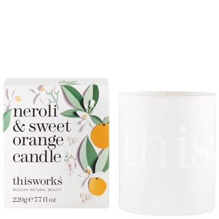 พร้อมส่ง ของแท้ this works Neroli and Sweet Orange Candle 220g (No Box)