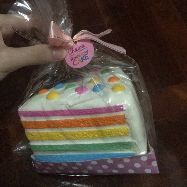 Chawa rainbow cake