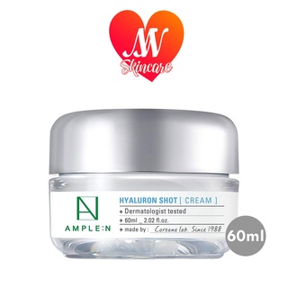 ถูก🔥แท้✔ส่งไวทันใจ🚚 AMPLE:N HYALURON SHOT CREAM 60ml ครีมบำรุงผิวสูตไฮยาลูรอน แอมเพิลเอ็น