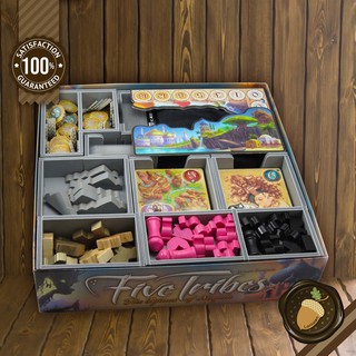 [Accessory Board Game] Folded Space Organizer: Five Tribes ที่จัดเก็บของในกล่องบอร์ดเกม (Boardgame บอร์ดเกม เกม)