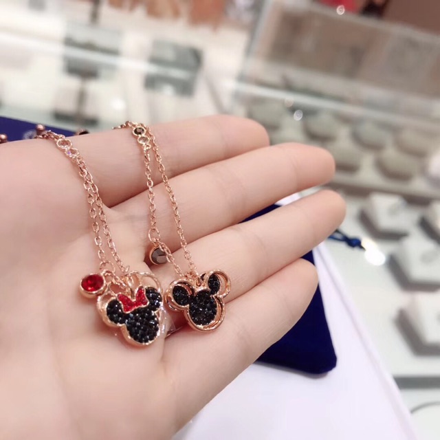 สร้อยคอ มิกกี้มินนี่ เมาส์ น่ารักๆ พร้อมส่ง มีกล่อง ถุง ครบ