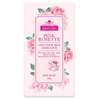Free Delivery Garden of Love Bar Soap Pink Rosette 90g. Cash on delivery
