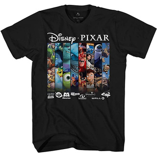 เสื้อยืดผ้าฝ้ายพิมพ์ลายแฟชั่น เสื้อยืดลายกราฟฟิก Disney Pixar Toy Story Inc Up Nemo สําหรับผู้ชายและผู้หญิง