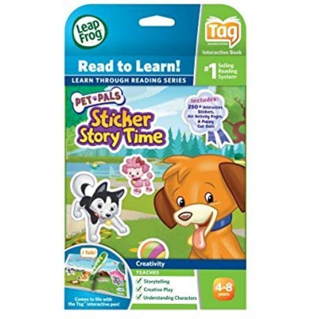 LeapFrog LeapReader Book: Pet Pals Sticker Story Time (works with Tag)
