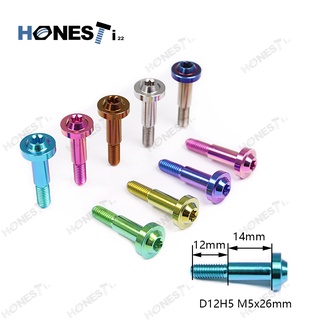 Honesti22 Titanium alloy lever bolts M5x26mm Motorcycle modification.