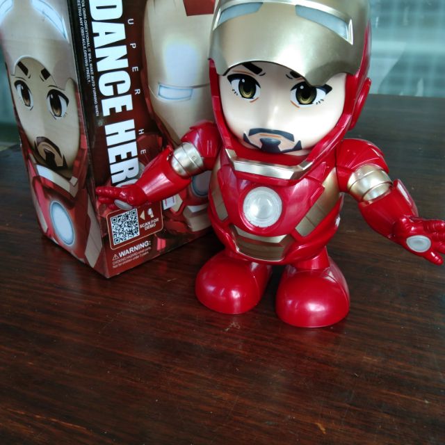 Dance hero ไอรอนแมนตุ๊กตาเต้นได้