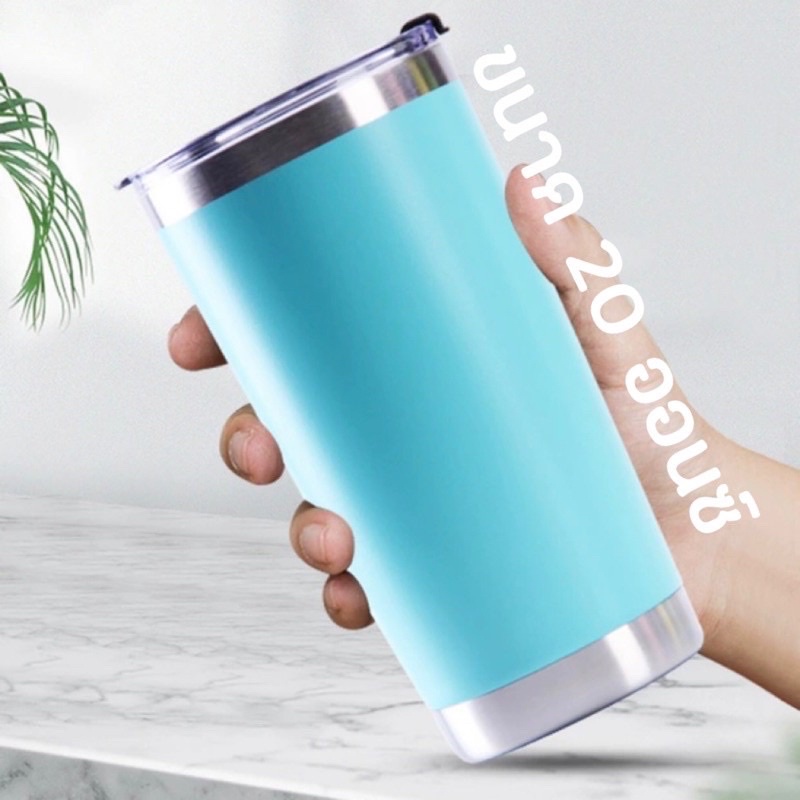 พร้อมส่ง แก้วเยติ QCOOL 30oz สแตนเลส304แท้ แก้วเก็บความเย็น/ร้อน - รูปที่ 5