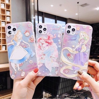 พร้อมส่ง‼️ เคสลายเจ้าหญิงพื้นขาวขุ่น 👑