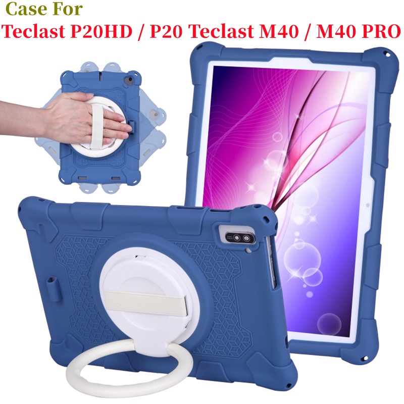 ฝาครอบหมุนได้ 360 องศาสําหรับ Teclast P20HD P20 M40 PRO M40PRO ฝาครอบแท็บเล็ตสําหรับ Teclast P20 HD 